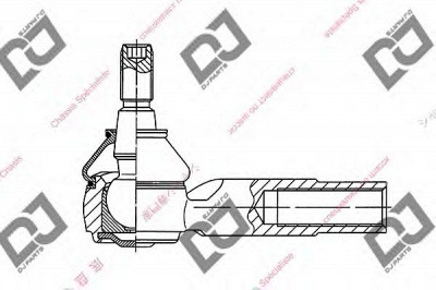 DJ PARTS de1141 -  Наконечник поперечной рулевой тяги
